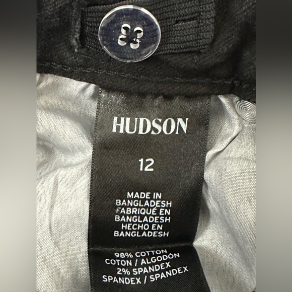 Hudson Kids Washed Black High Rise Straight Jeans Non Wear-Thru Distressing NWT - Picture 9 of 13